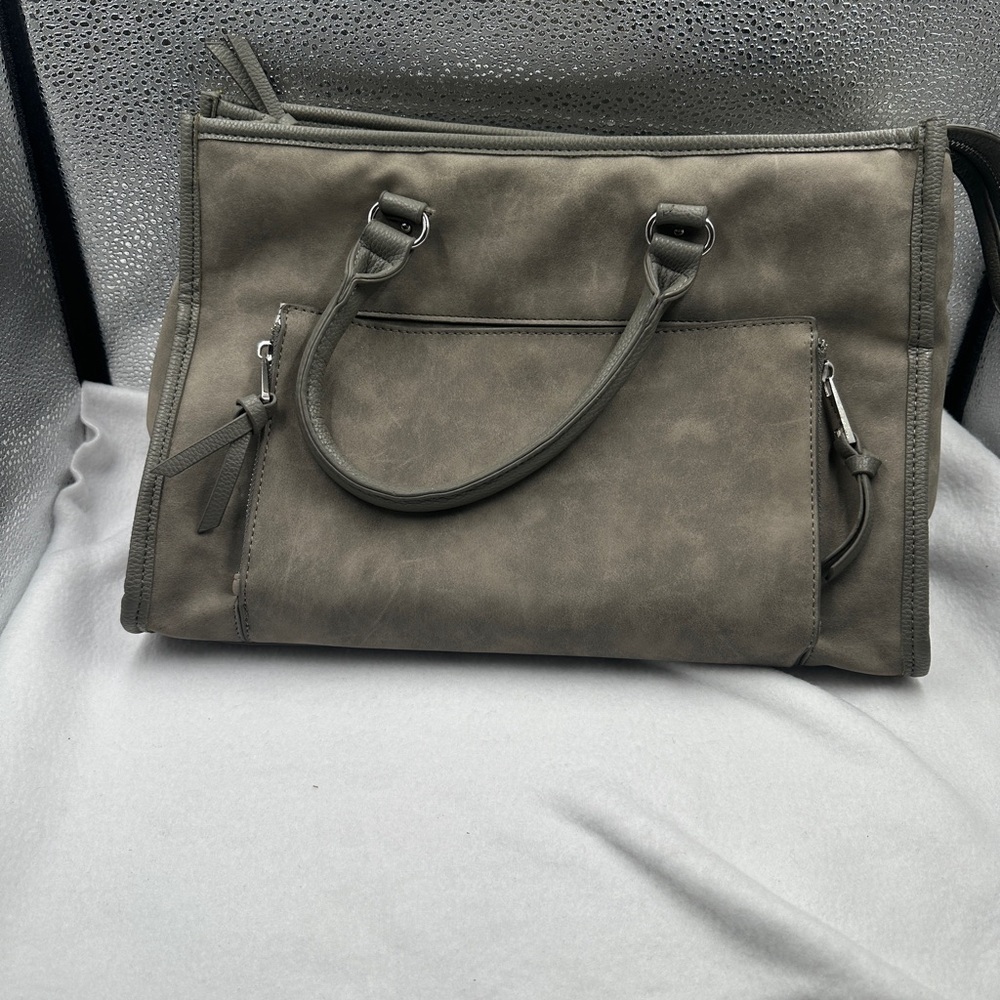 JustFab Taupe Tote Bag